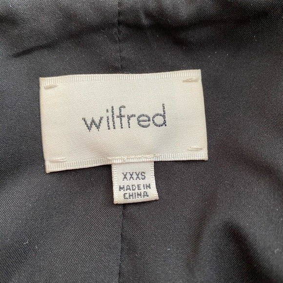 Aritzia Wilfred Mayet Blazer Jacket Moto Classy Minimalist Gray Women's XXXS - Picture 2 of 14